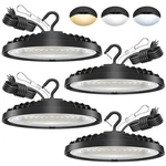 4 Pack Ufo Led High Bay Light, Adjustable Wattage 150W/110W/75W, 3-COLOR.... Fixed Price $163.79.