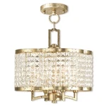 Livex Grammercy Light Convertible Mini Chandelier/ceiling, Gold 50574-28. Fixed Price $1099.98.