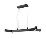 Z-lite Arcano 5 Light Pendant, Matte Black 8002-42MB-LED. Fixed Price $229.95.