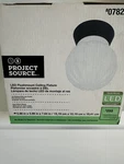 Project Source 5.98" Led Flush Mount Ceiling Fixture, Bronze Nib Model# 0782454. Fixed Price $30.00.