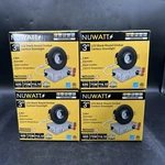 Lot Of 4 Nuwatt 3" Inch Black Gimbal Recessed Light NW-GMB-3-5CT-BLK-R. Fixed Price $54.99.