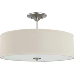 Progress Lighting P350168-009 Brushed Nickle Three 18" Semi Flush Mount. Fixed Price $100.99.