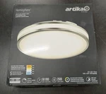 Artika Hemisphere 15 Led Flush Mount Light Overhead Hardwired Fixture Niob. Fixed Price $29.99.