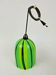 Wac Couture Pendant Green Quick Connect Fused Glass Lamp. Fixed Price $199.00.