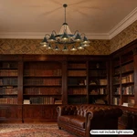 Hemp Rope Chandelier Ceiling Light Rustic Wheel Large Pendant Fixture. Fixed Price $85.03.