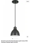Doraimi Led Industrial Hanging Light Indoor Mini Pendant Ceiling Fixtures. Fixed Price $24.00.