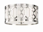 Crystorama Lighting Group 2263 Jennings 16"W Flush Mount - Nickel. Fixed Price $208.59.