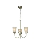 Project Source Aldridge 3 Light Chandelier In Brushed Nickel New Box. Fixed Price $49.99.