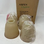 Aspen Creative Tranditional Amber Ceiling Fan Replacement Glass Shade 4-PACK. Fixed Price $37.49.