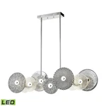 Elk Home Dream Catcher 12-LIGHT Linear Chandelier, Chrome D4420. Fixed Price $909.99.