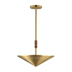 Natural Aged Brass Two Light Pendant From The Helsinki Collection. Fixed Price $318.00.