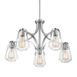 Nuvo Lighting 60/7105 Skybridge 27"W Chandelier - Nickel. Fixed Price $434.99.