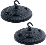 My Mironey Vintage Black Chandelier Ceiling Plate Light Canopy Kit With Hook. Fixed Price $25.95.
