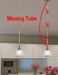 Livex Lighting 4256-01 North Port Antique Brass Mini Pendant With White. Fixed Price $18.59.
