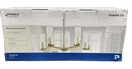 Progress Lighting Pellum 25 Brushed Gold Chandelier For Kitchen Room. Fixed Price $95.20.