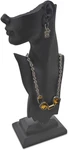 Elegant Black Jewelry Display Stand - Bust Mannequin For Necklaces & Earrings. Fixed Price $99.99.