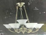 Weinstock Lighting 33002-6+1 , 7 Chandelier Hanging Lamp Ceiling (lubby. Fixed Price $300.00.