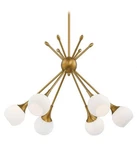 Kovacs P1806-248 Pontil Light 24"W Chandelier Gold. Fixed Price $299.00.