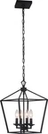 Nwt Craftmade Flynt 4 Light Medium Foyer Flat Black 52935FB Chandelier 16. Fixed Price $100.00.