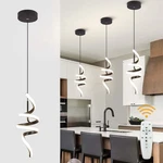 Sovinzert 3000-6000K Dimmable Modern Pendant Light,black Led For. Fixed Price $88.49.