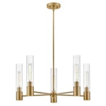 Lark Shea Light Medium Single Tier Chandelier, Brass/clear - 85405LCB. Fixed Price $407.99.