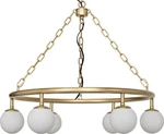 Small Modena Chandelier-antique Brass Elegance. Fixed Price $2059.00.