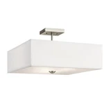 Kichler Shailene Large Light Semi Flush, Brushed Nickel - 43693NI. Fixed Price $204.97.