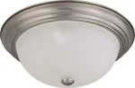 Nuvo 60-3263 Nickel 3-LIGHT 15-1/4"W Flush Mount Bowl Ceiling Fixture-lot Of. Fixed Price $252.99.