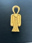 1976 Mma Metropolitan Museum Of Art Golden Ankh King Tut Pendant 2" Tone. Fixed Price $75.00.