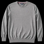 Tommy Hilfiger Men's Xl Gray Classic Crewneck Sweater Embroidered Flag Logo Euc. Fixed Price $11.99.