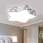 Lakiq Kids Room Led Flush Mount Ceiling Light Fixture Creative Star Shape. Fixed Price $45.00.