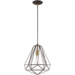 Livex Lighting 41324-07 Geometric Mini Pendant Bronze. Fixed Price $129.96.