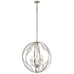 Kichler Montavello Chandelier 6LT, Polished Nickel, Clear Beveled - 43097PN. Fixed Price $2439.99.