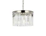 Elegant Lighting 1208D16/RC Sydney 3 16"W Crystal Pendant - Nickel. Fixed Price $938.00.
