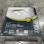 New Hampton Bay Garfield 11 4-LIGHT Led Track Flush Mount Free Shipping. Fixed Price $29.99.
