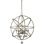Z-lite 415-24 Acadia 6 Light Inch Antique Silver Chandelier Ceiling. Fixed Price $514.60.