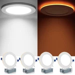 Meconard 4 Pack 6 5CCT Led Canless Recessed Lighting With Inch, White. Fixed Price $64.97.