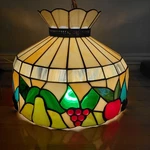 Vintage Tiffany Style 3D Fruit Motif Stained Glass Ceiling Light Fixture Hanging. Fixed Price $199.97.
