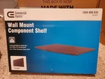 New Commercial Electric Wall Mount Component Shelf - Supports To 20 Lb Weight. Fixed Price $19.99.