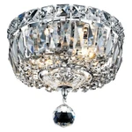 Elegant Lighting Tranquil Flush, Chrome/royal Cut Crystal V2528F8C-RC. Fixed Price $132.00.