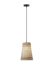 10" Atlas Rattan And Wood Pendant Ceiling Light - River Of Goods. Fixed Price $14.99.