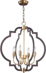 Crest 4 Light Medium Chandelier With Oil Rubbed Bronze/antique Brass Finish. Fixed Price $1208.40.