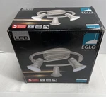 Eglo Jumilla 11.42" W 3-LIGHT Matte Nickel Dimmable Led Track Lighting Kit. Fixed Price $27.00.