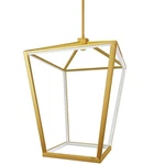 Dainolite CAG-2664C Cage 17"W Led Pendant Brass. Fixed Price $489.60.