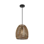 Globe Electric 60750 Marlow 1-LIGHT Pendant Brown Woven Rattan Shade. Fixed Price $130.43.