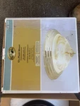 Two Hampton Bay 13 Flush Mount Polished Brass Finish Clear Frosted Glass Lights. Fixed Price $25.00.