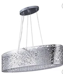 ET2 E21310-10PC/BUL Inca 31.5" 9-LIGHT Clear/white Linear Pendant Polished. Fixed Price $400.00.