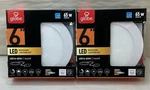 2X Globe 90933 6" Ultra Slim Led Integrated Recessed Lighting Kit - Brand New. Fixed Price $19.99.