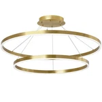 Dainolite CIR-3397C-5CCT Circulo 32"W Led Ring Chandelier Brass. Fixed Price $918.00.