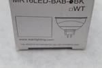 Wac Lighting Single Led Bulb Black MR16 GU5.3 7W 450LM. Fixed Price $19.77.